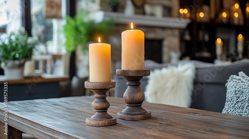 Elegant table setting with candles and floral arrangement for a special occas...