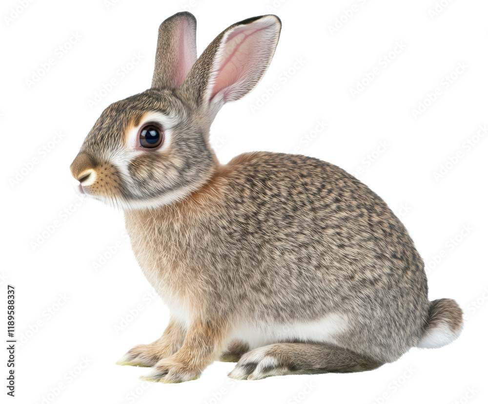 Adorable Baby Rabbit: A Close-Up Portrait of a Fluffy Furry Creature , isolated on white background PNG Adorable Baby Rabbit: A Close-Up Portrait of a Fluffy Furry Creature , isolated on white background PNG