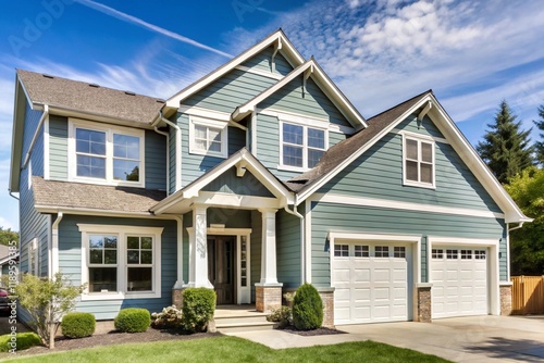 Freshly Painted House Exterior New Color