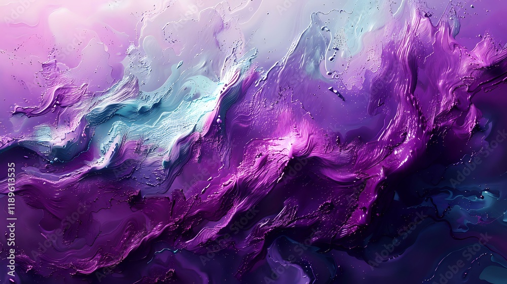 Abstract fluid art background with vibrant purple and turquoise swirls creating a dynamic cosmic effect, perfect for modern interior design or creative projects. Abstract fluid art background with vibrant purple and turquoise swirls creating a dynamic cosmic effect, perfect for modern interior design or creative projects.