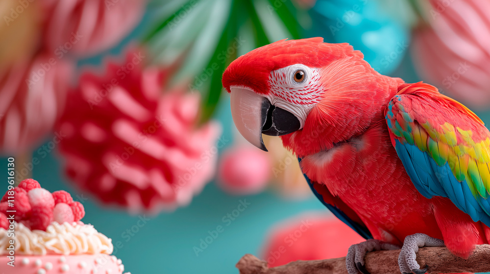 Obraz premium Colorful parrot.