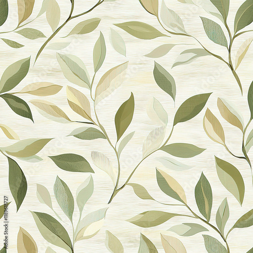 Cascading Elegance: Willow Leaf Design
