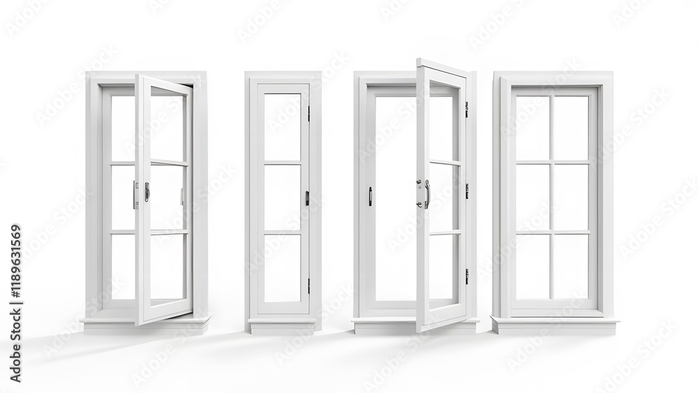 window sale promotion 3d render window sale promotion 3d render