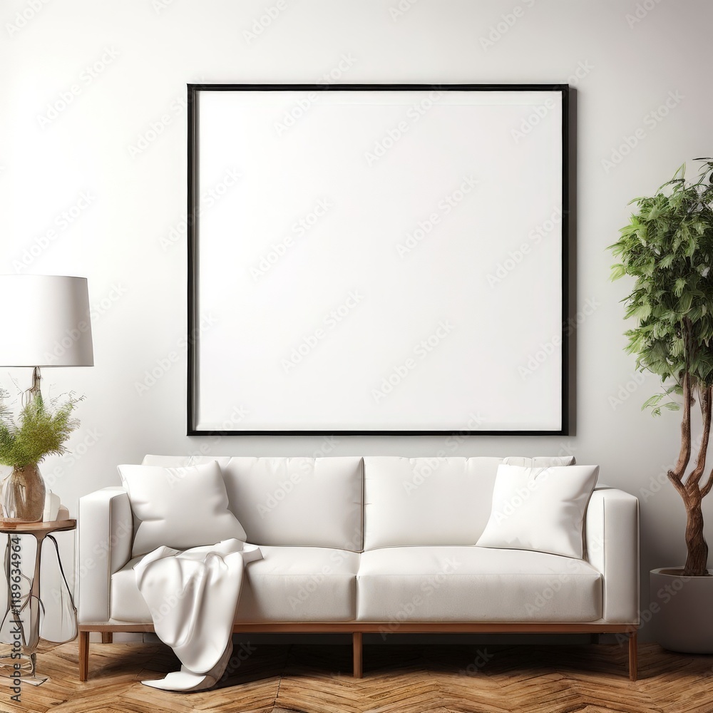 mock up blank frame. 3d illustration mock up blank frame. 3d illustration