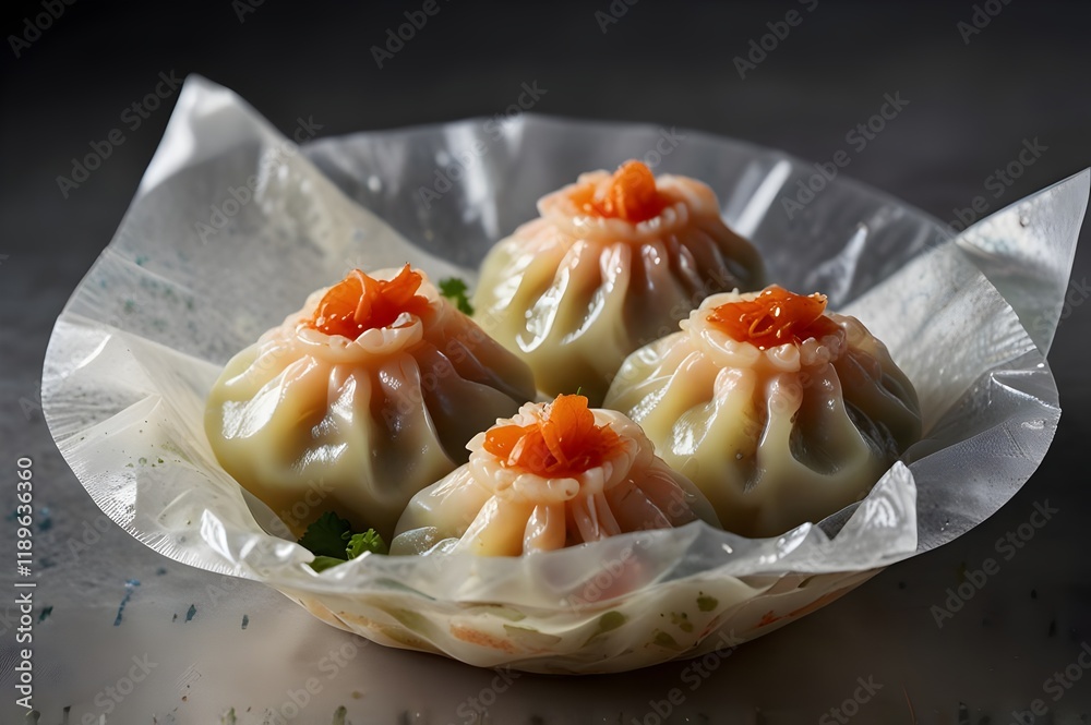 Shrimp Dumplings with Delicate Wrappers Shrimp Dumplings with Delicate Wrappers