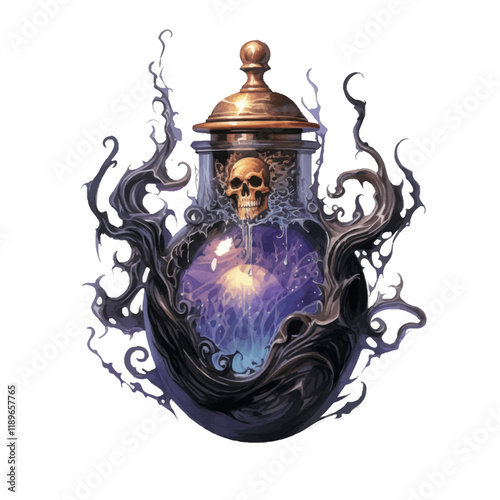 magic lamp on the wall