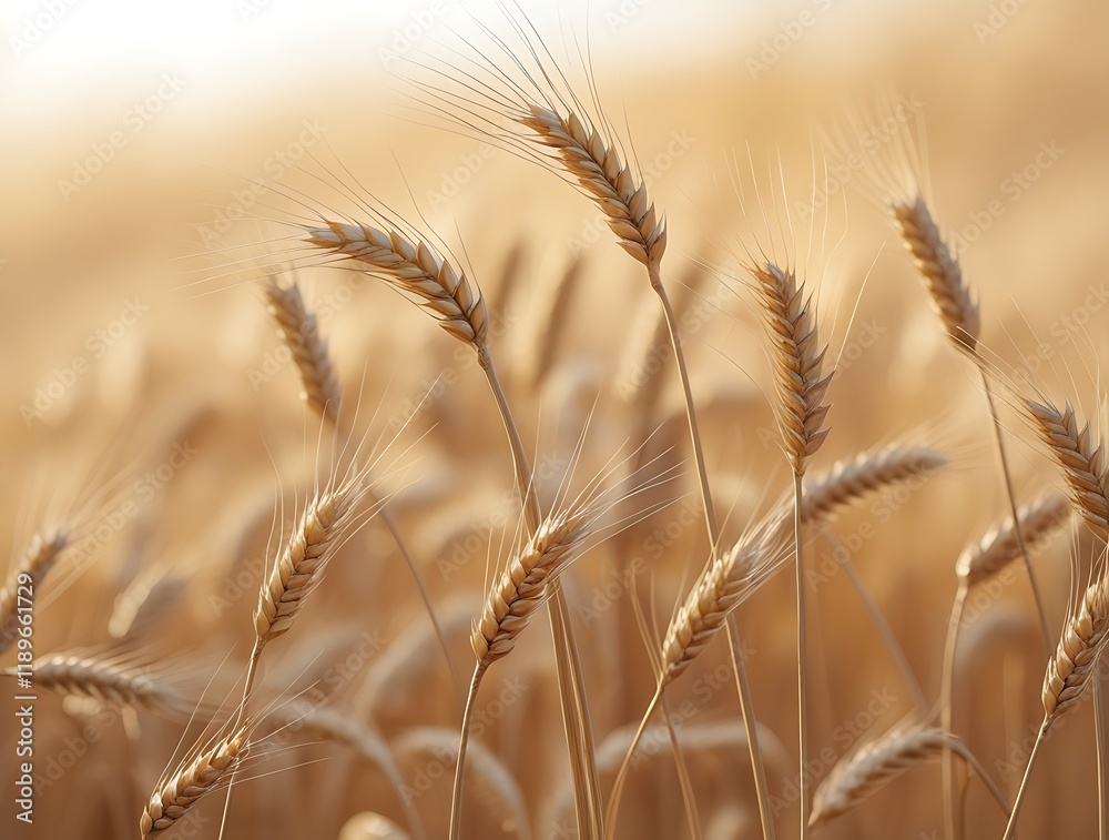 Golden Wheat Field Close-Up with Sunlight, Symbolizing Agriculture, Harvest, and Sustainability, Perfect for Themes of Farming, Natural Growth, and Organic Food Production
Golden Wheat Field Close-Up with Sunlight, Symbolizing Agriculture, Harvest, and Sustainability, Perfect for Themes of Farming, Natural Growth, and Organic Food Production
