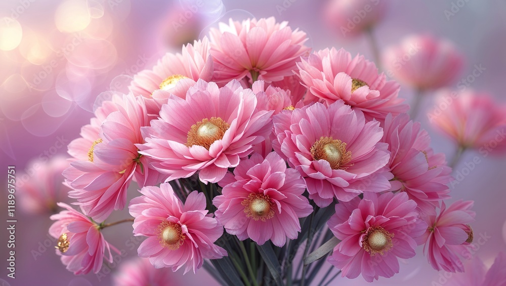 A stunning bouquet of vibrant pink flowers arranged beautifully, showcasing rich colors and delicate petals, creating a breathtaking visual that radiates elegance and natural beauty A stunning bouquet of vibrant pink flowers arranged beautifully, showcasing rich colors and delicate petals, creating a breathtaking visual that radiates elegance and natural beauty