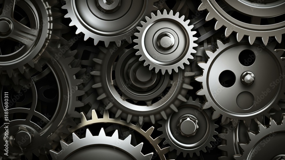Explore the intricate design of metal gears and cogwheels, showcasing the precision of machinery technology. Explore the intricate design of metal gears and cogwheels, showcasing the precision of machinery technology.