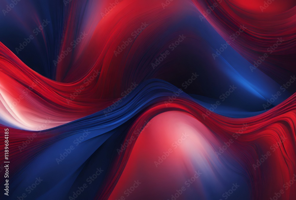 Obraz premium abstract red wave background