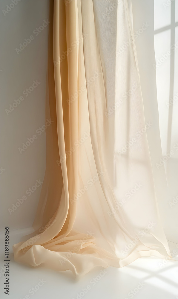 Sunlit Sheer Curtains: A Study in Light and Texture Sunlit Sheer Curtains: A Study in Light and Texture