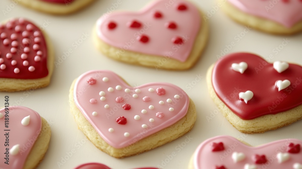 Delicious Valentine's Day Heart-Shaped Cookies Delicious Valentine's Day Heart-Shaped Cookies