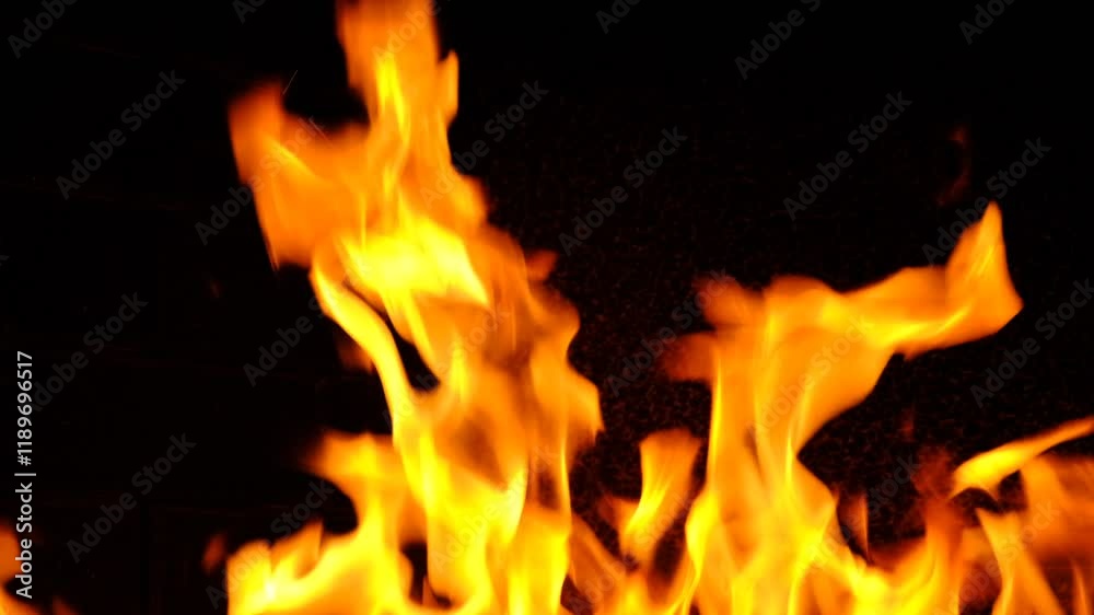Burning fire in the fireplace. Wood logs. Cozy warm fireside. Brick oven Burning fire in the fireplace. Wood logs. Cozy warm fireside. Brick oven