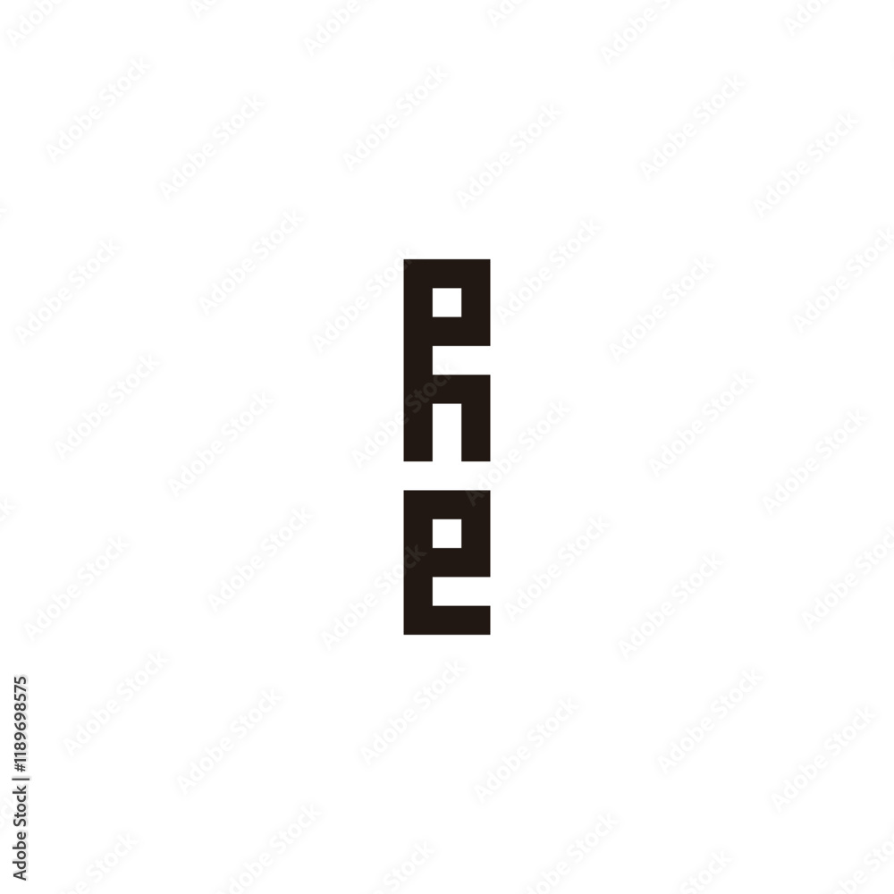 Letter R e square geometric symbol simple logo vector Letter R e square geometric symbol simple logo vector