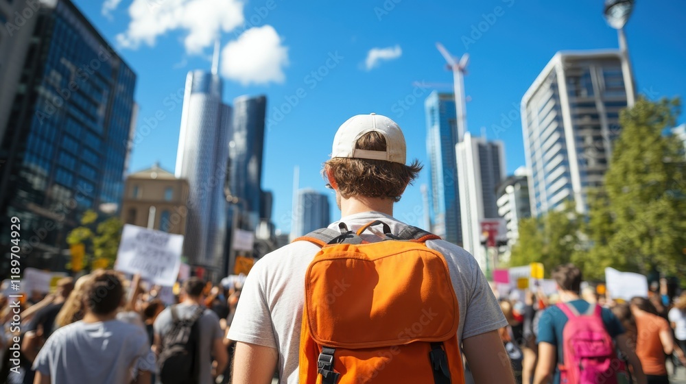 Climate activists march for change in the heart of the city Climate activists march for change in the heart of the city