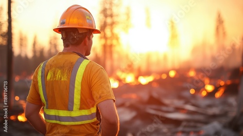 Volunteers provide essential support for wildfire-affected families photo