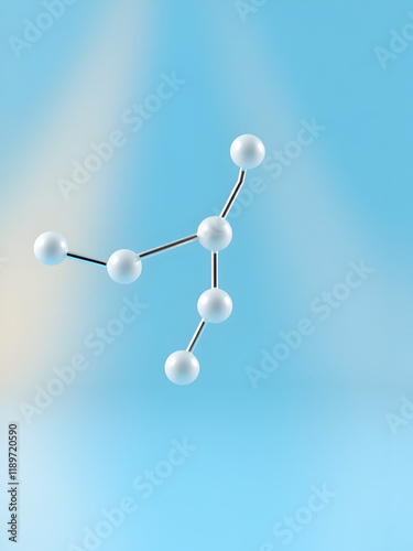 Methylsulfonylmethane, MSM, methyl sulfone, dimethyl sulfone molecule. It is organosulfur compound with sulfonyl functional group. Structural chemical formula and molecule model photo