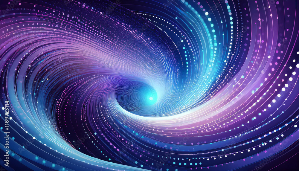 abstract digital art of a swirling blue and purple background with white dots creating a futuristic and tech inspired visual abstract digital art of a swirling blue and purple background with white dots creating a futuristic and tech inspired visual