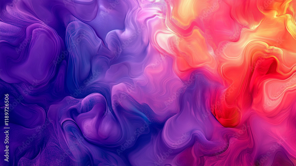 Obraz premium Vibrant colorful abstract smoke swirl background