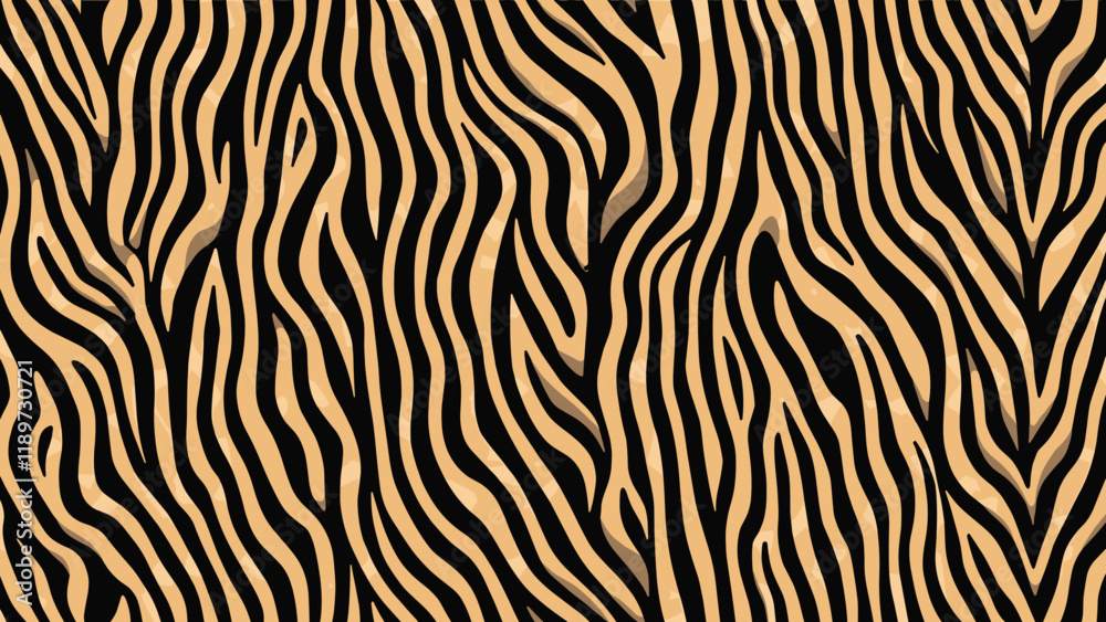 Trendy zebra background vector. Animal fur, vector background for Fabric design, wrapping paper, textile, and wallpaper
Trendy zebra background vector. Animal fur, vector background for Fabric design, wrapping paper, textile, and wallpaper