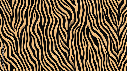 Trendy zebra background vector. Animal fur, vector background for Fabric design, wrapping paper, textile, and wallpaper
 