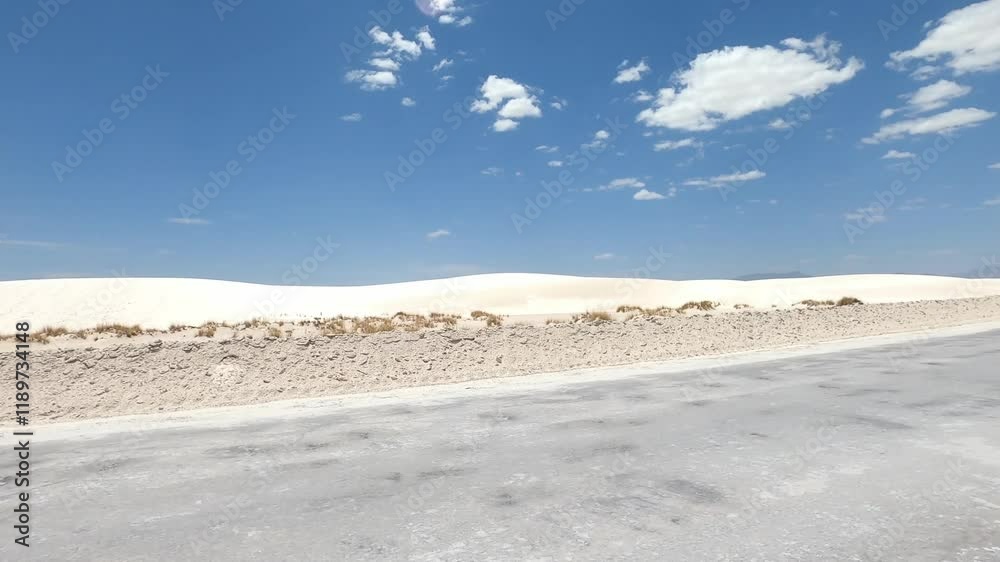 New Mexico Driving 0237 White Sands