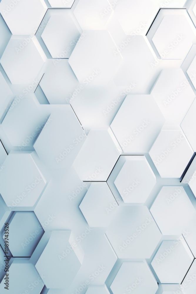 Naklejka premium futuristic geometric background with copy space