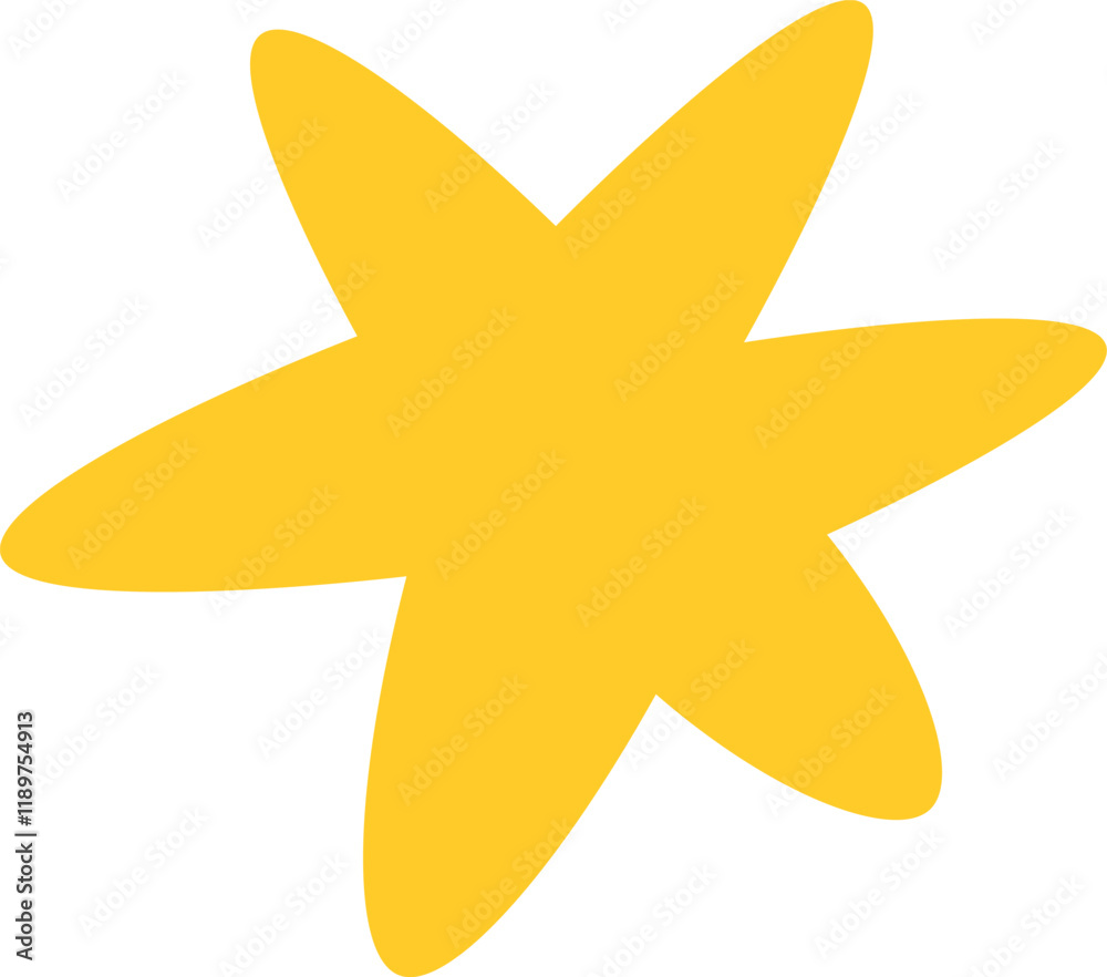 Obraz premium Hand Drawn Star