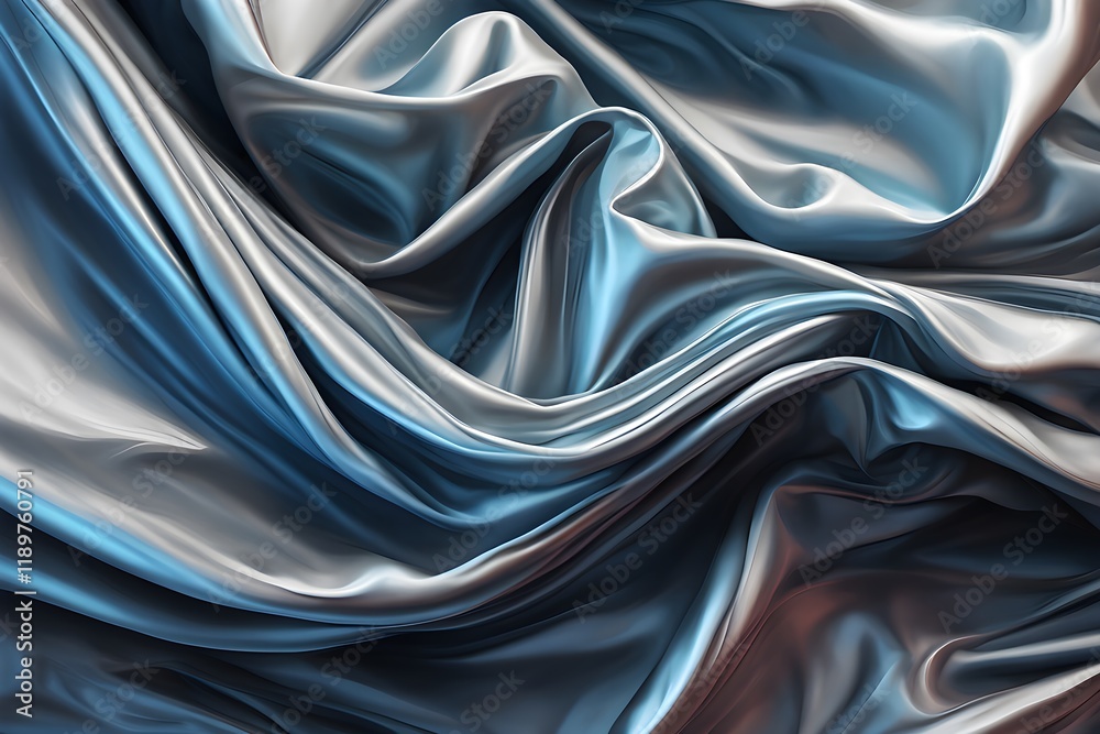 Obraz premium blue silk background