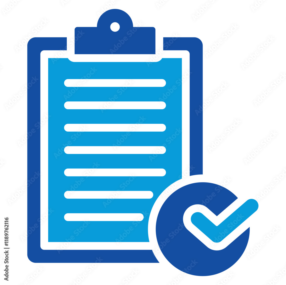 Model Evaluation Icon Dual Tone Color Style Model Evaluation Icon Dual Tone Color Style