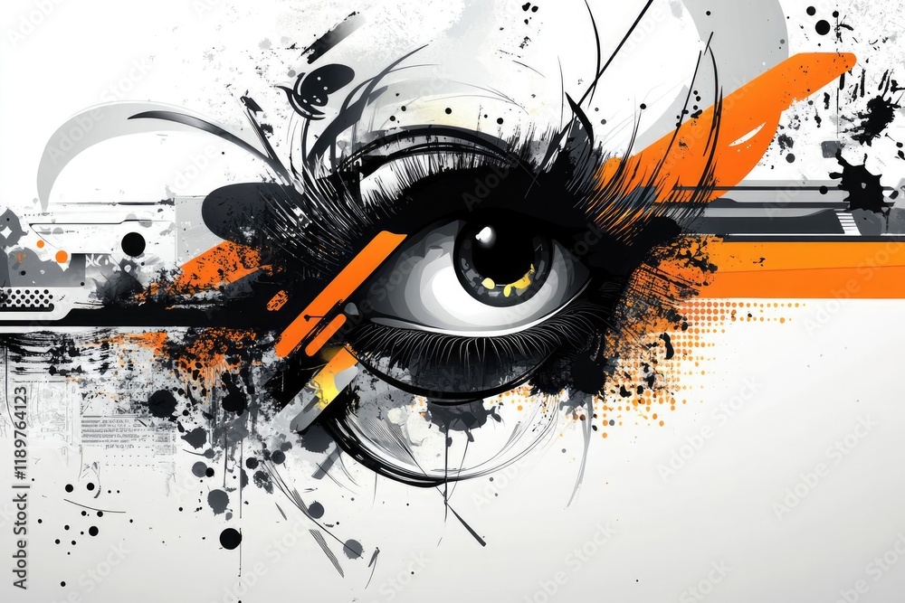 Obraz premium eyecatching vector banner showcasing abstract graphic designs