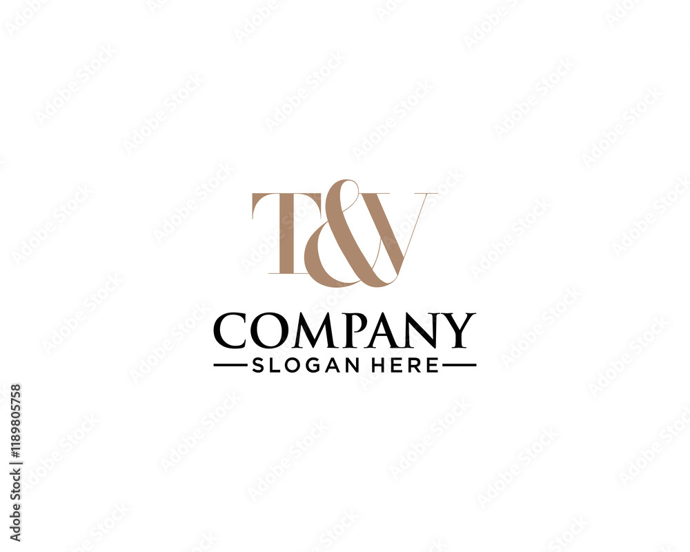 Elegant TV initials logo Elegant TV initials logo