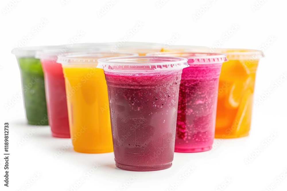 Fruit Juice Smoothies Drink Drinks Cups Healthy Eating Isolated on White Fruit Juice Smoothies Drink Drinks Cups Healthy Eating Isolated on White