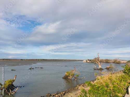 Malabon dike on a cold January 2025 morning