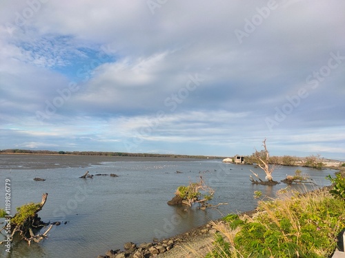 Malabon dike on a cold January 2025 morning