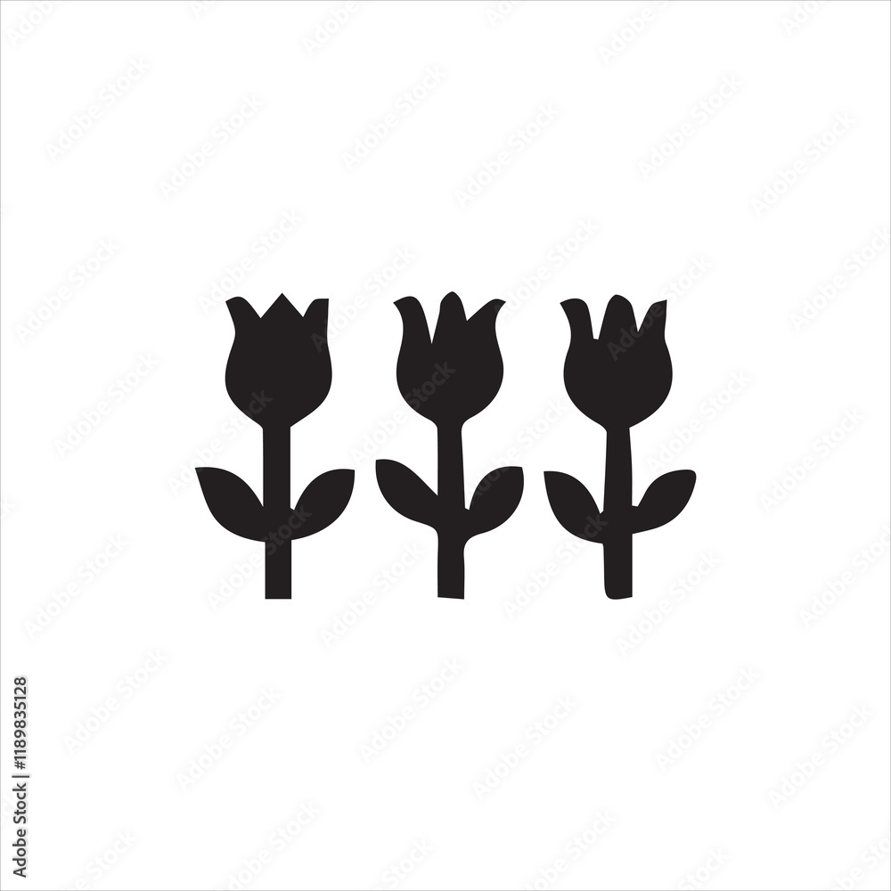 Fototapeta premium illustration of a tree with flowers