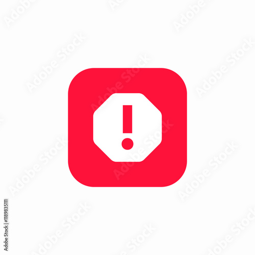 warning caution error icon sign vector