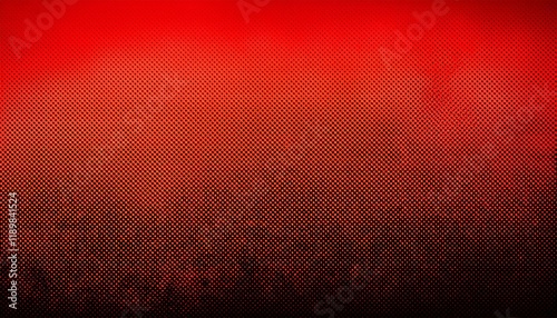 blurry red gradient background with halftone dots gradiation overlay use as creative concept. photo