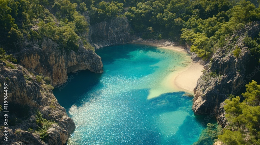 A vibrant view of the lush forests along the edges of the Gorges du Verdon, blending seamlessly with the rocky terrain. A vibrant view of the lush forests along the edges of the Gorges du Verdon, blending seamlessly with the rocky terrain.