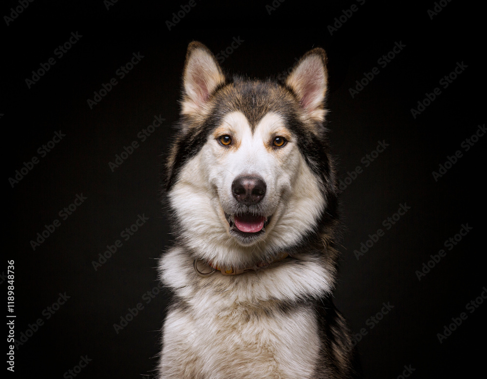 cute dog on an isolated background in a studio shot cute dog on an isolated background in a studio shot