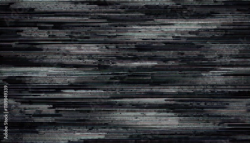 seamless retro vhs scanlines or tv signal static noise overlay pattern television screen  photo