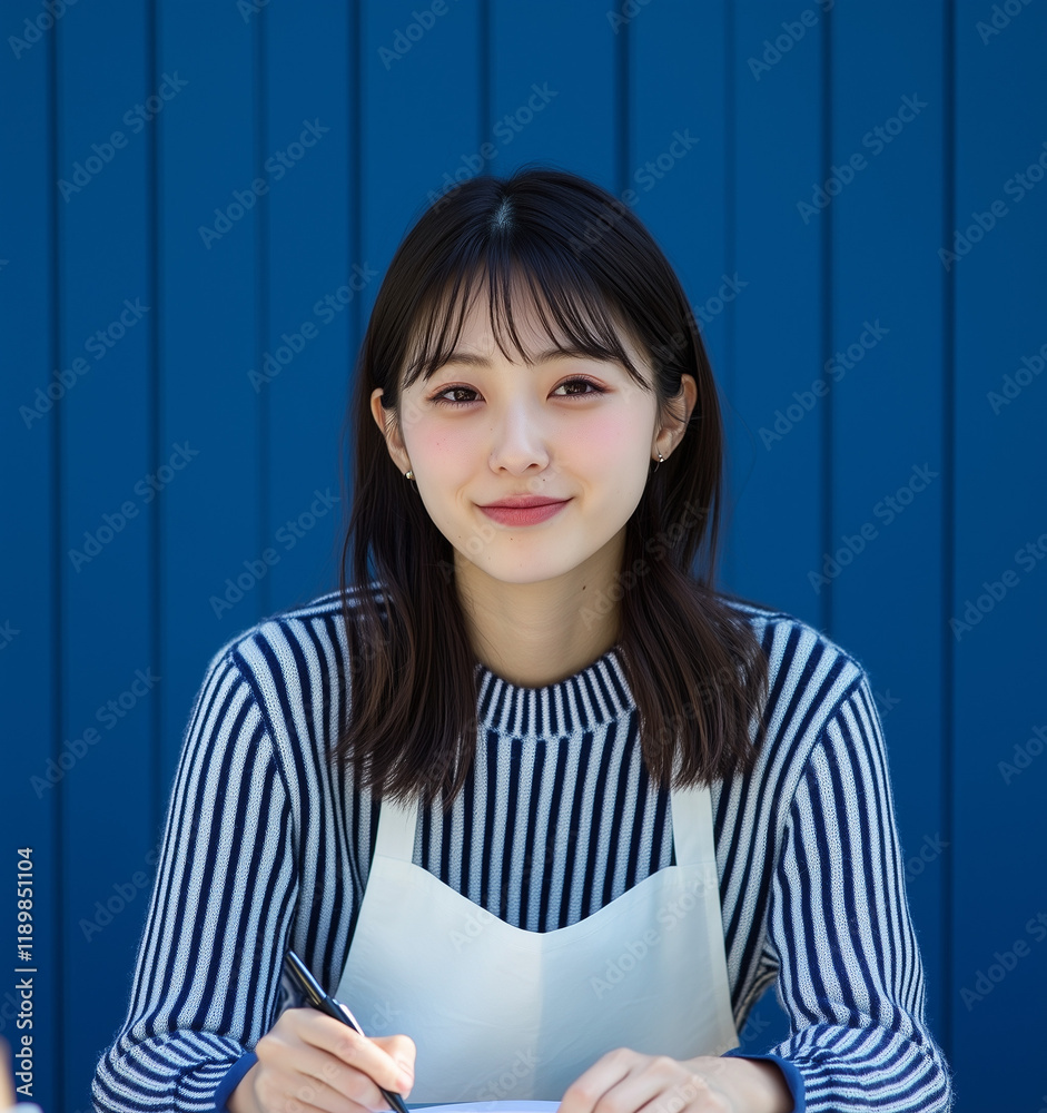 笑顔の女子大生・大学院生 笑顔の女子大生・大学院生