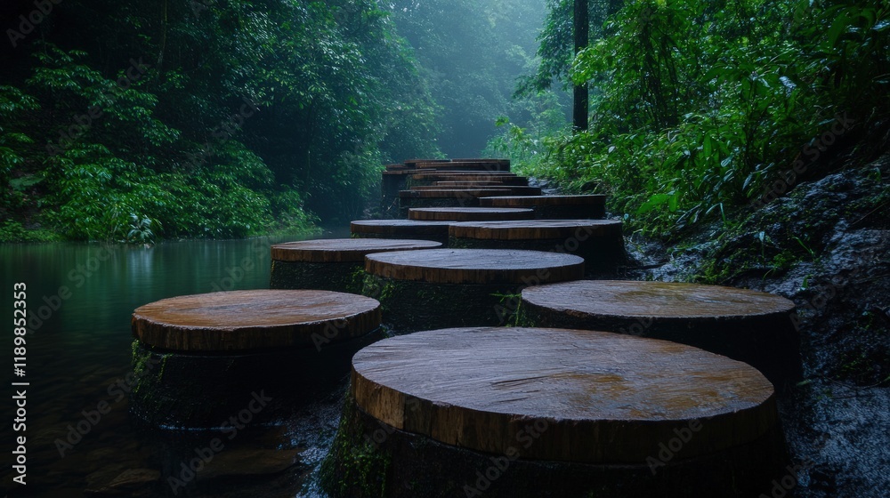 Mystical Forest Path: A Serene Journey Through Nature's Embrace Mystical Forest Path: A Serene Journey Through Nature's Embrace