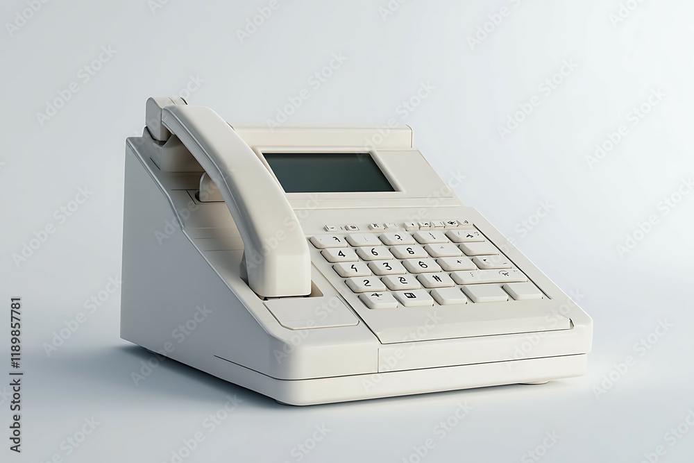 Luxury fax isolated on white background Luxury fax isolated on white background