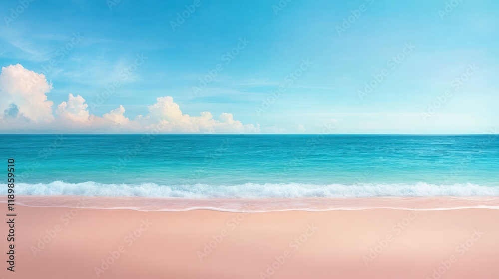 Tranquil ocean waves serene beach digital artwork calm environment wide view coastal serenity Tranquil ocean waves serene beach digital artwork calm environment wide view coastal serenity