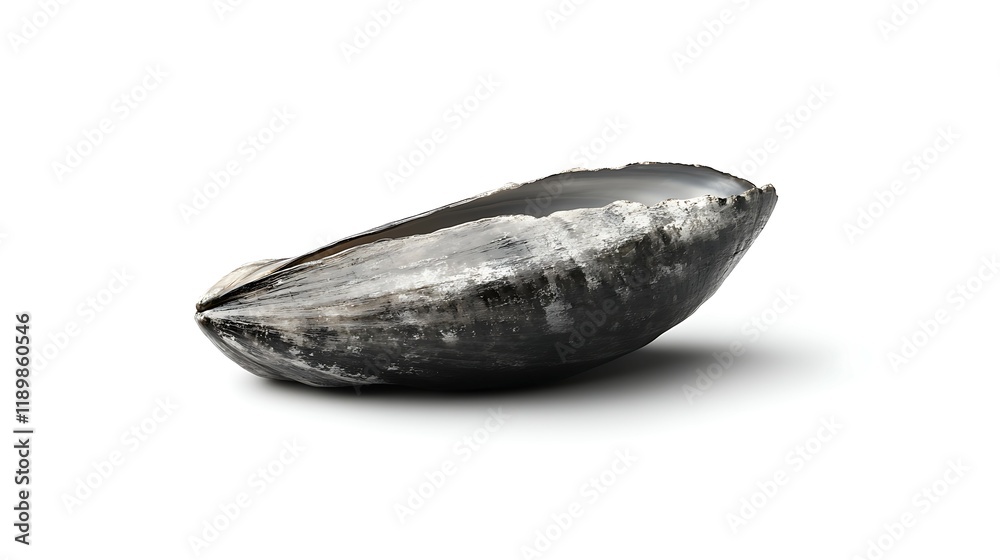 Mussels in shell on white background. Mussels on a white background Mussels in shell on white background. Mussels on a white background