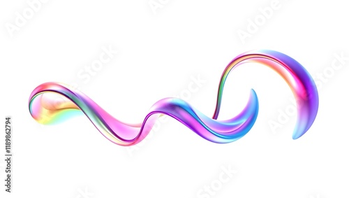 3d Brushstroke different color gradient texture brush png transparent background