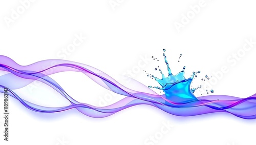 3d Brushstroke different color gradient texture brush png transparent background