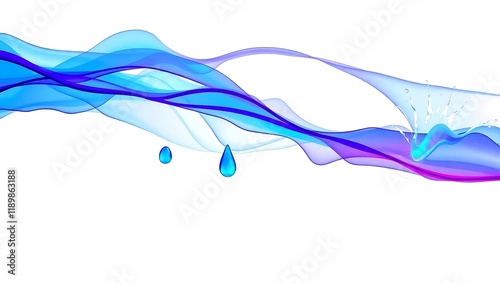 3d Brushstroke different color gradient texture brush png transparent background