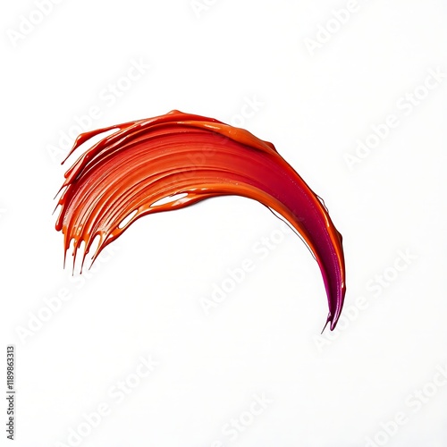 3d Brushstroke different color gradient texture brush png transparent background
